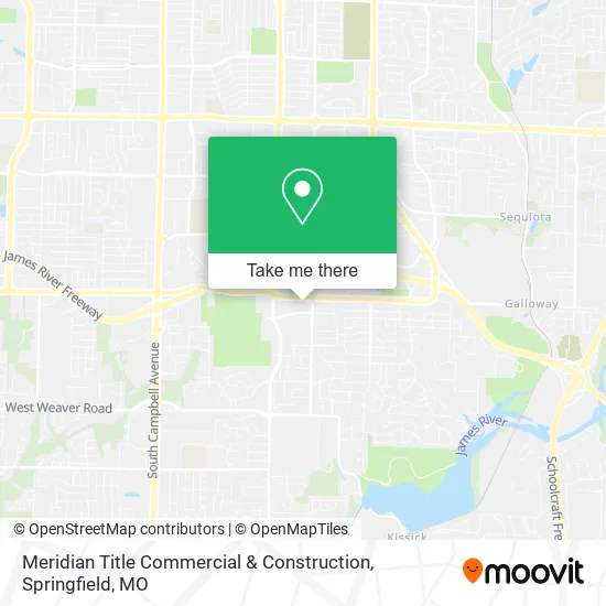 Mapa de Meridian Title Commercial & Construction