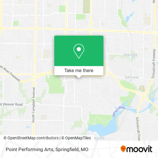 Mapa de Point Performing Arts