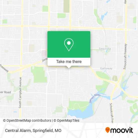 Mapa de Central Alarm