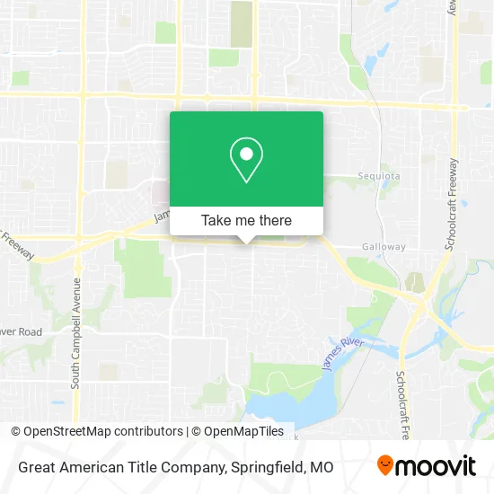 Mapa de Great American Title Company