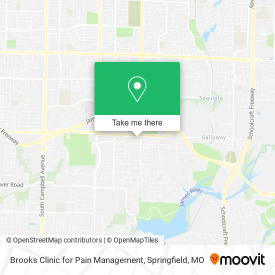 Mapa de Brooks Clinic for Pain Management