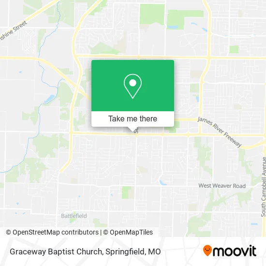 Graceway Baptist Church map