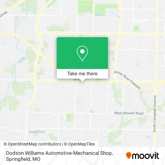 Dodson Williams Automotive-Mechanical Shop map
