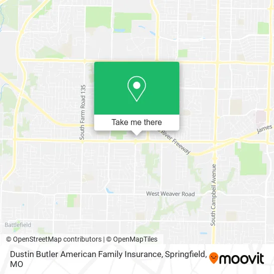 Dustin Butler American Family Insurance map