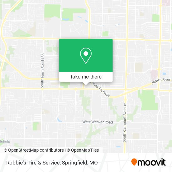 Robbie's Tire & Service map