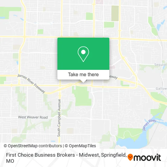 First Choice Business Brokers - Midwest map