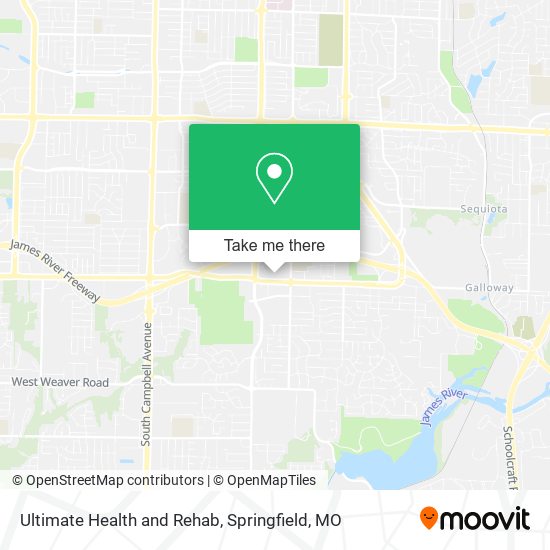 Ultimate Health and Rehab map