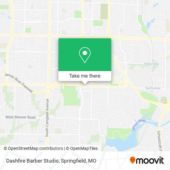 Dashfire Barber Studio map