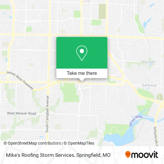 Mapa de Mike's Roofing Storm Services