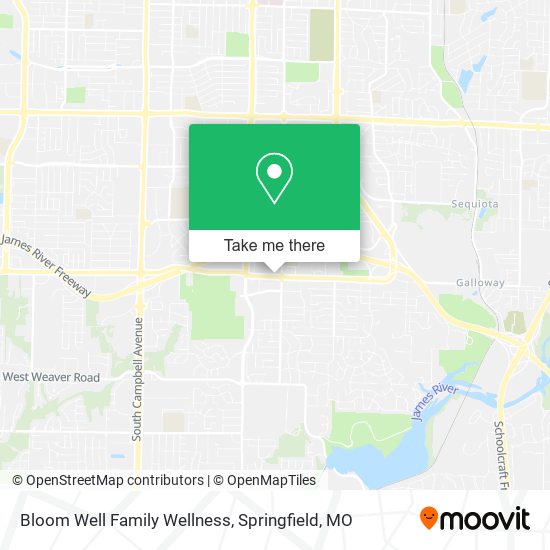 Bloom Well Family Wellness map