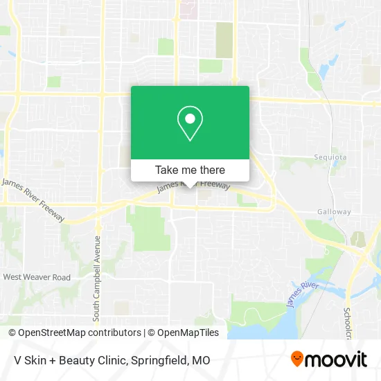 Mapa de V Skin + Beauty Clinic