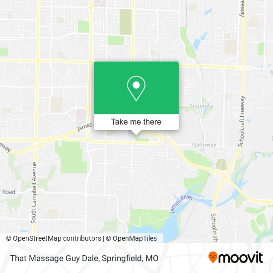 Mapa de That Massage Guy Dale