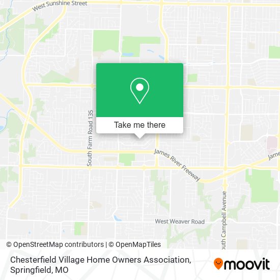 Chesterfield Village Home Owners Association map