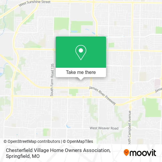Mapa de Chesterfield Village Home Owners Association