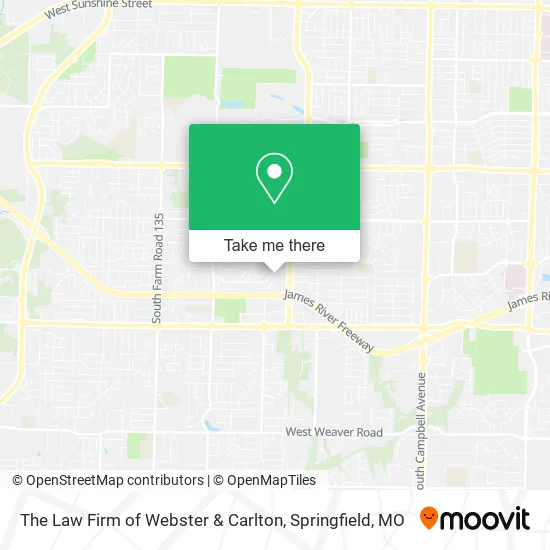 Mapa de The Law Firm of Webster & Carlton