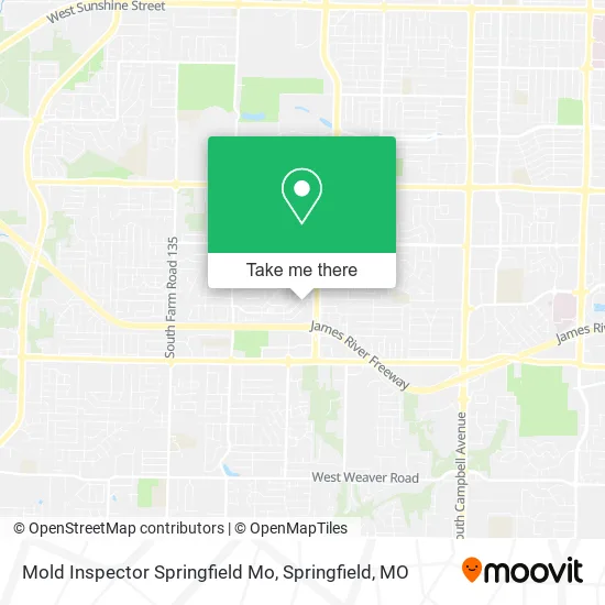 Mapa de Mold Inspector Springfield Mo