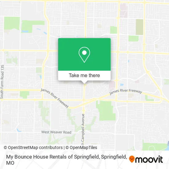 My Bounce House Rentals of Springfield map