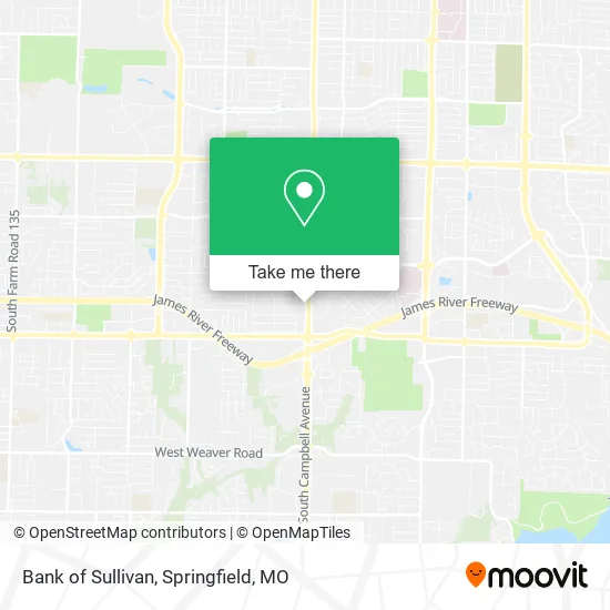 Bank of Sullivan map