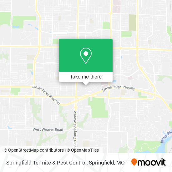 Springfield Termite & Pest Control map