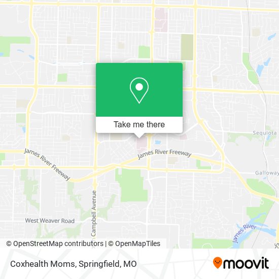 Mapa de Coxhealth Moms