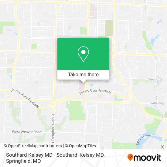 Southard Kelsey MD - Southard, Kelsey MD map