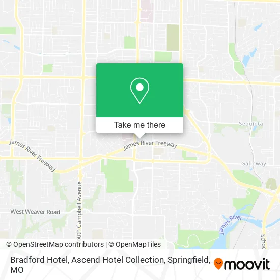 Bradford Hotel, Ascend Hotel Collection map