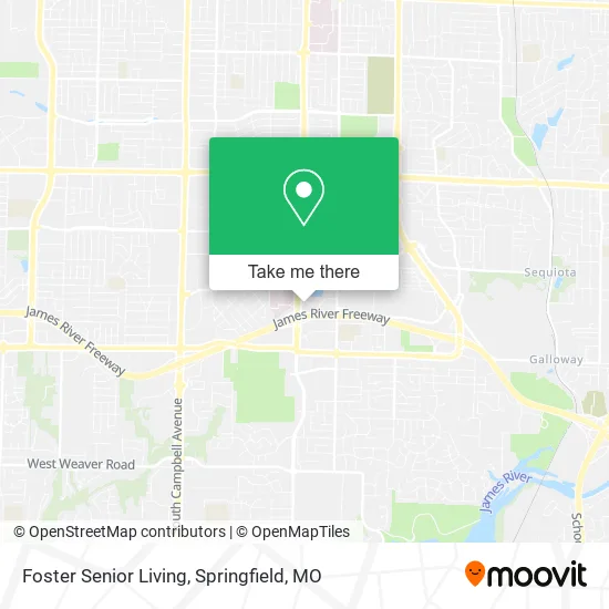Foster Senior Living map