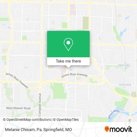 Melanie Chisam, Pa map