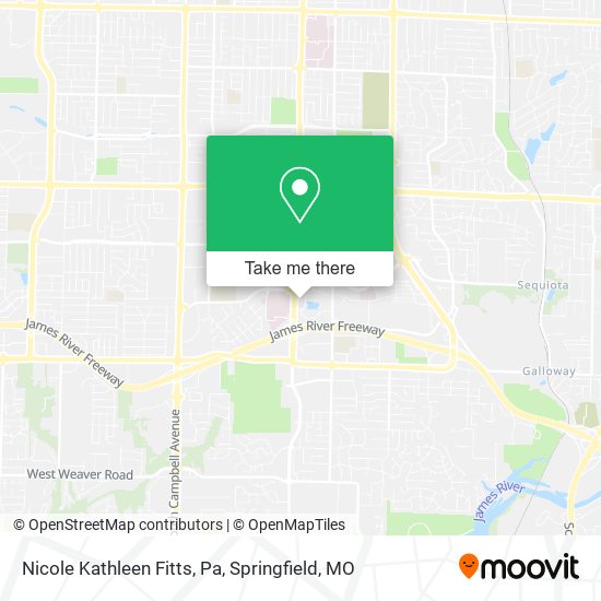 Nicole Kathleen Fitts, Pa map