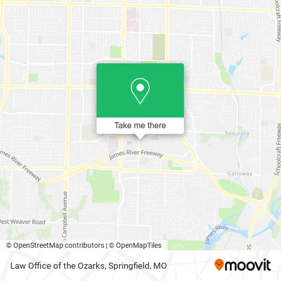 Mapa de Law Office of the Ozarks