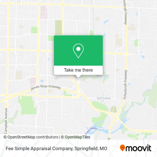 Mapa de Fee Simple Appraisal Company