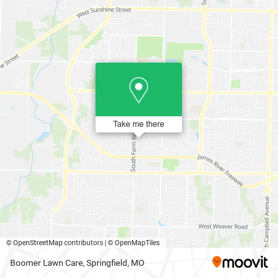 Boomer Lawn Care map
