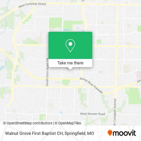 Mapa de Walnut Grove First Baptist CH