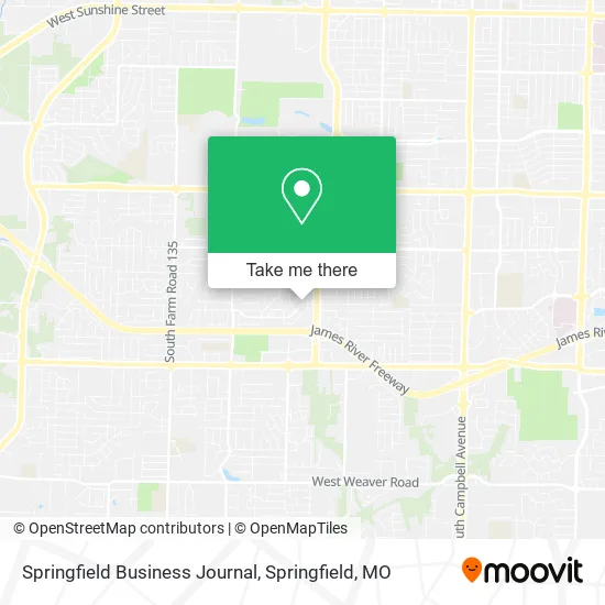 Mapa de Springfield Business Journal