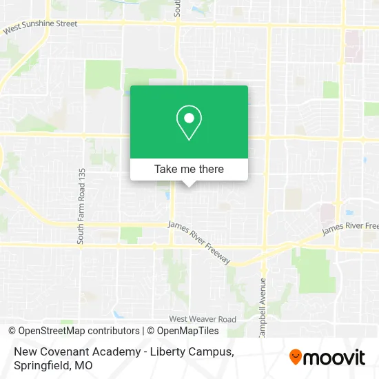 New Covenant Academy - Liberty Campus map