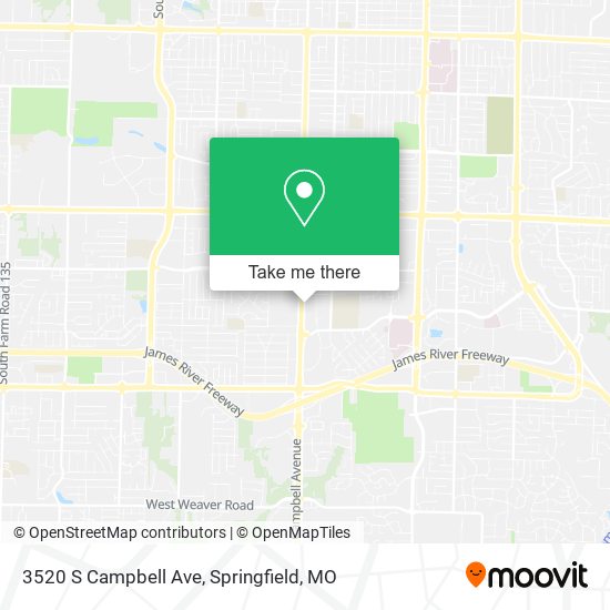 3520 S Campbell Ave map