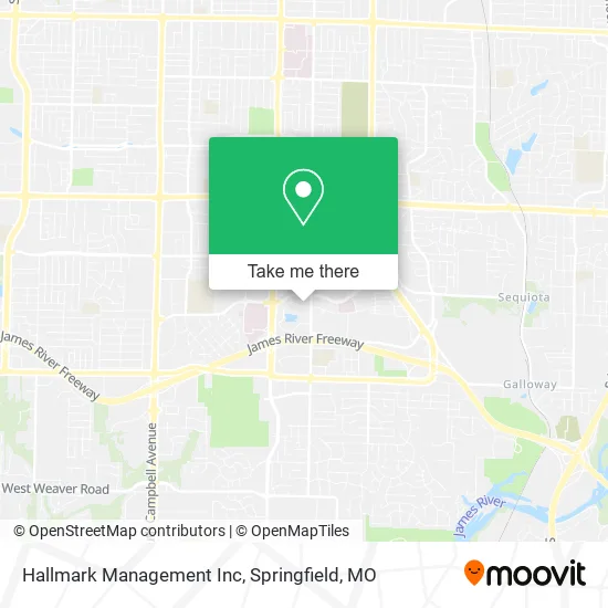 Hallmark Management Inc map