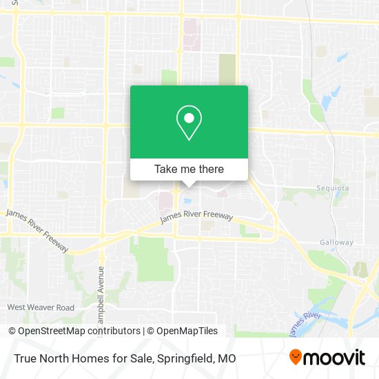 Mapa de True North Homes for Sale