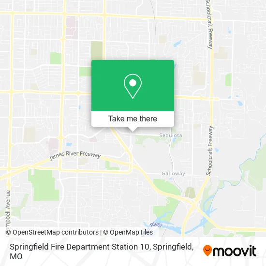 Mapa de Springfield Fire Department Station 10