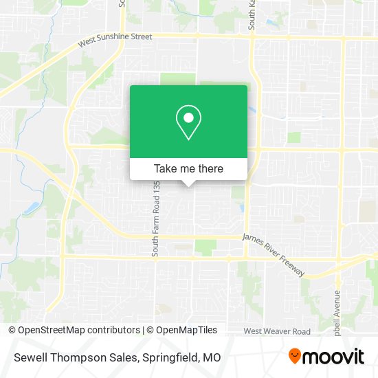 Sewell Thompson Sales map