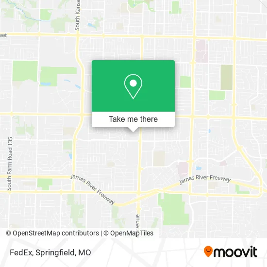 Mapa de FedEx