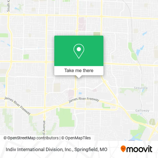 Mapa de Indiv International Division, Inc.
