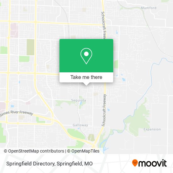 Springfield Directory map