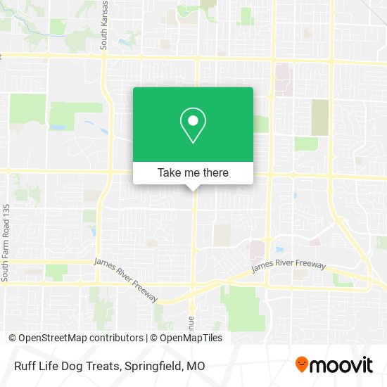 Ruff Life Dog Treats map