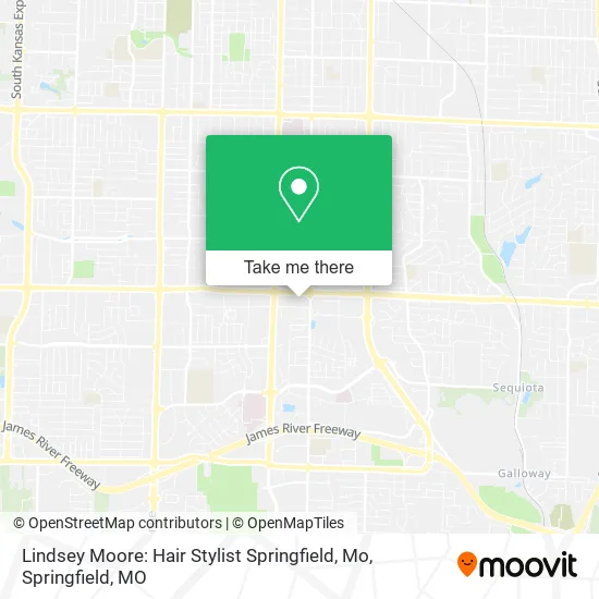 Lindsey Moore: Hair Stylist Springfield, Mo map