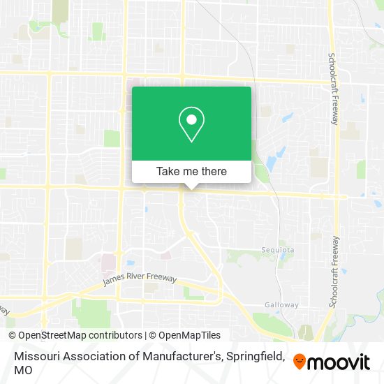 Missouri Association of Manufacturer's map