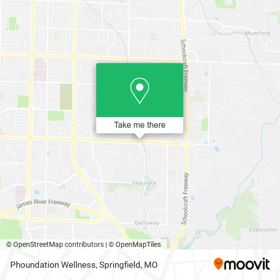 Mapa de Phoundation Wellness