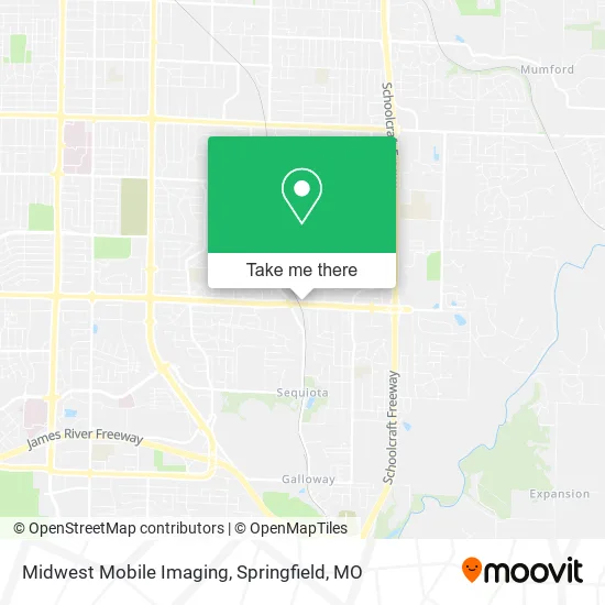 Mapa de Midwest Mobile Imaging