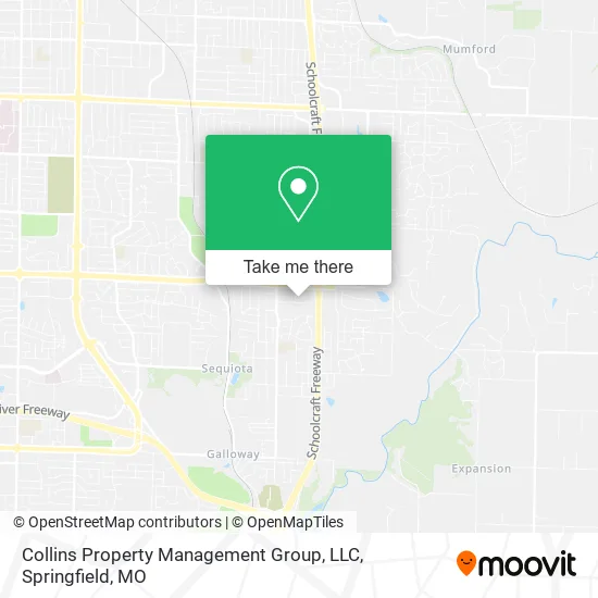 Mapa de Collins Property Management Group, LLC