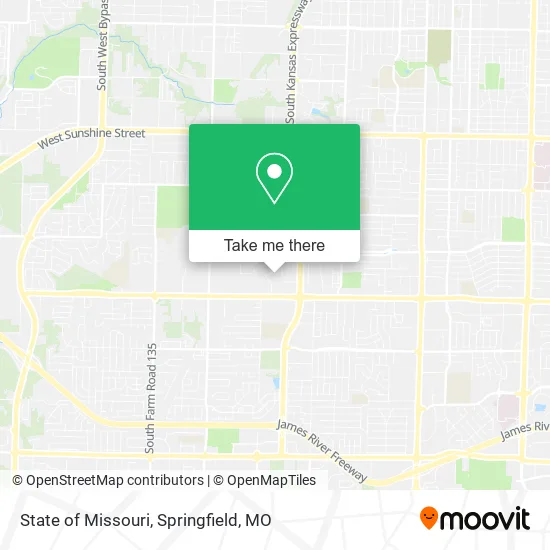 Mapa de State of Missouri